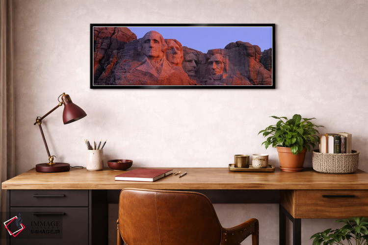 تابلو دکوراتیو Pennington County, South Dakota, USA,یادبود ملی کوه راش… اثر پانورامیک ایمجز - D3B