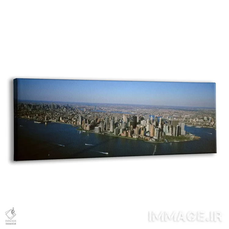 تابلو دکوراتیو New York, New York City, Aerial view of Lower Manhattan… اثر پانورامیک ایمجز - نمای پرسپکتیو محصول