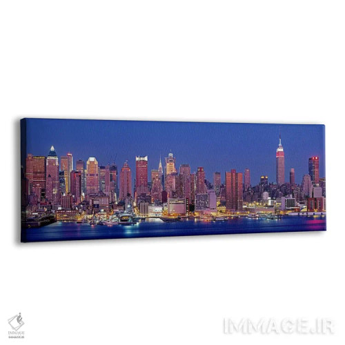 تابلو دکوراتیو New York, New York City, West Side, Skyscrapers in a ci… اثر پانورامیک ایمجز - نمای پرسپکتیو محصول
