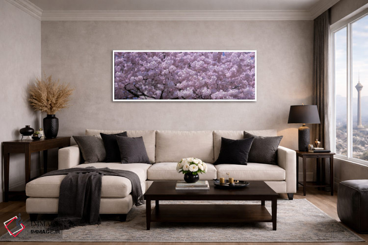 تابلو دکوراتیو Washington DC, Close-up of cherry blossoms,ایالات متحده… اثر پانورامیک ایمجز - D3W