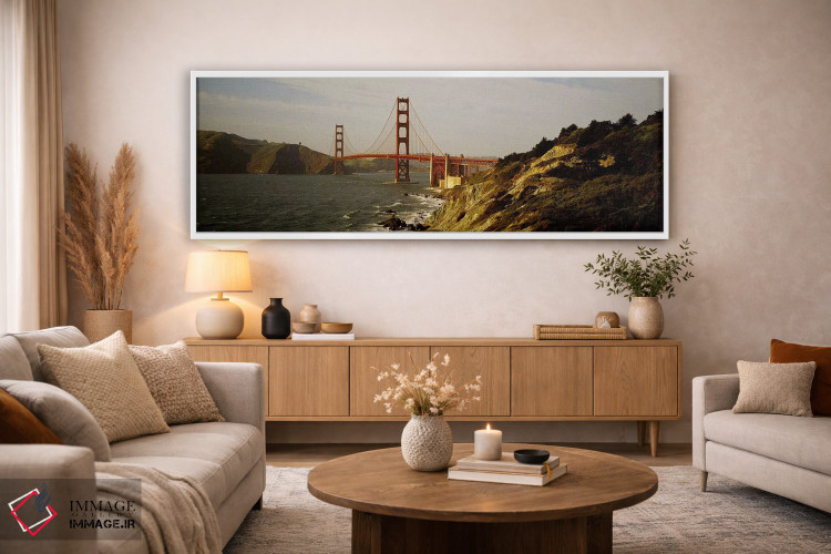 تابلو دکوراتیو Golden Gate Bridge, San Francisco, California, USA,پل ر… اثر پانورامیک ایمجز - D4W