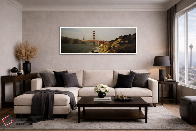 تابلو دکوراتیو Golden Gate Bridge, San Francisco, California, USA,پل ر… اثر پانورامیک ایمجز - D5W