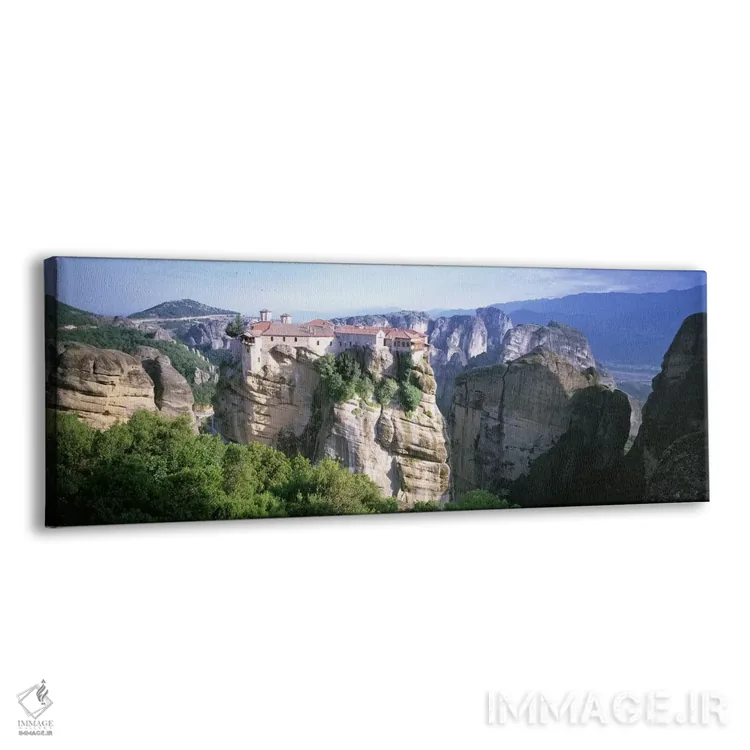 تابلو دکوراتیو Meteora, Thessaly, Greece,صومعه وارلام، متئورا، تسالی… اثر پانورامیک ایمجز - نمای پرسپکتیو محصول