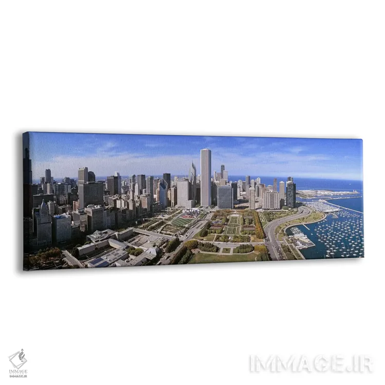 تابلو دکوراتیو Illinois, Chicago, Millennium Park, Pritzker Pavilion… اثر پانورامیک ایمجز - نمای پرسپکتیو محصول