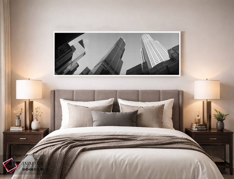 تابلو دکوراتیو Sears Tower, Chicago, Illinois, USA,نمای زاویه پایین از… اثر پانورامیک ایمجز - D5W
