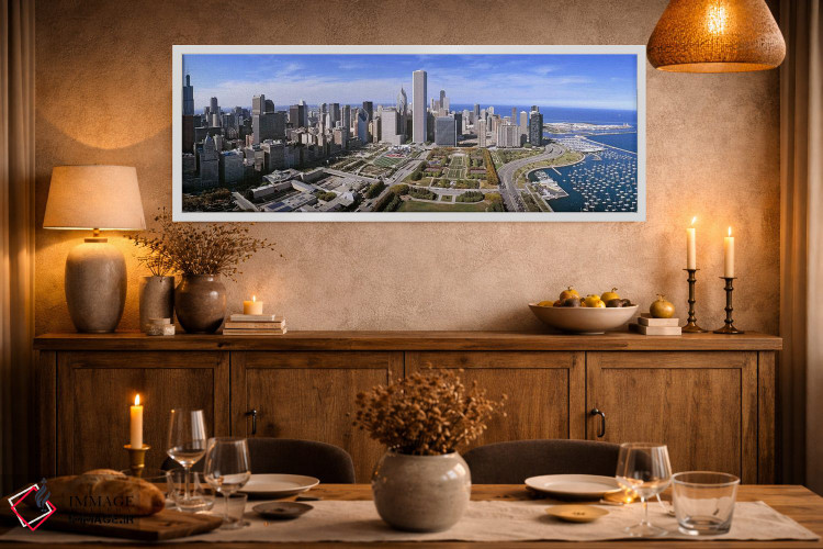 تابلو دکوراتیو Illinois, Chicago, Millennium Park, Pritzker Pavilion… اثر پانورامیک ایمجز - D2W