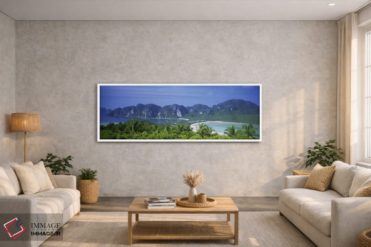 تابلو دکوراتیو Ko Phi Phi Don, Phi Phi Islands, Thailand,کوه های آهکی… اثر پانورامیک ایمجز - D2W