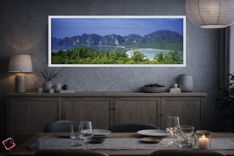 تابلو دکوراتیو Ko Phi Phi Don, Phi Phi Islands, Thailand,کوه های آهکی… اثر پانورامیک ایمجز - D3W