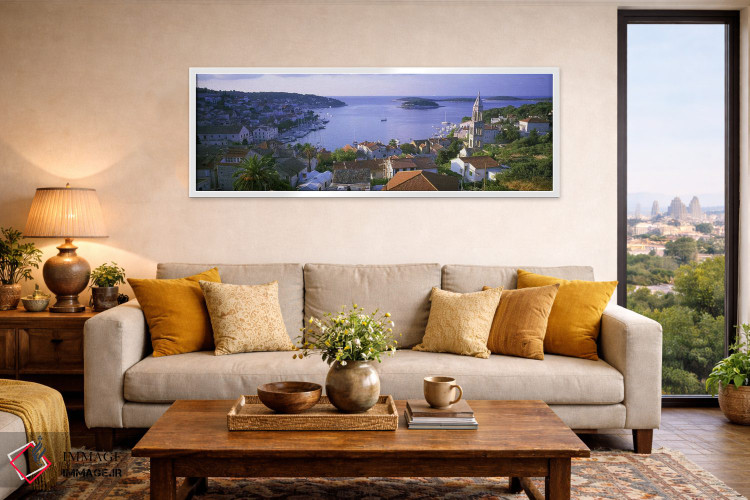 تابلو دکوراتیو Split-Dalmatia County, Republic Of Croatia,بندر هوار، ش… اثر پانورامیک ایمجز - D4W