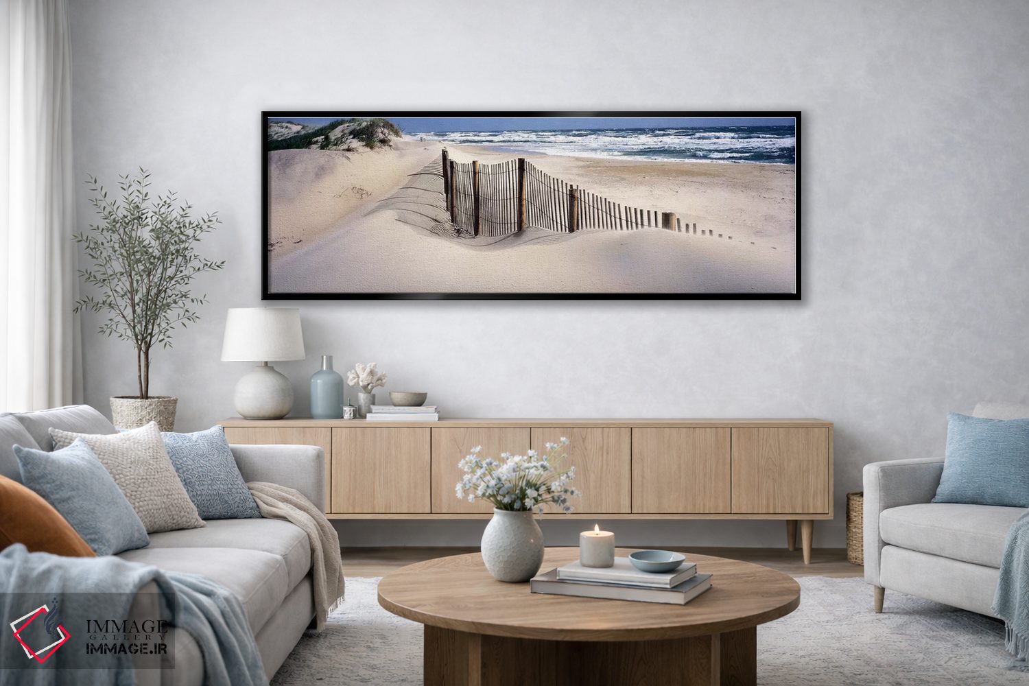 تابلو دکوراتیو Outer Banks,ایالات متحده آمریکا، کارولینای شمالی، آوتر… اثر پانورامیک ایمجز - D3B