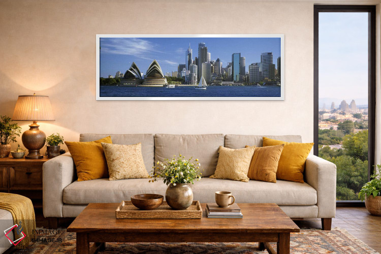 تابلو دکوراتیو Sydney, New South Wales, Australia,افق منطقه تجاری مرکز… اثر پانورامیک ایمجز - D4W