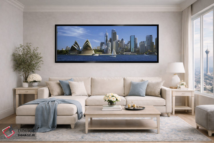 تابلو دکوراتیو Sydney, New South Wales, Australia,افق منطقه تجاری مرکز… اثر پانورامیک ایمجز - D6B
