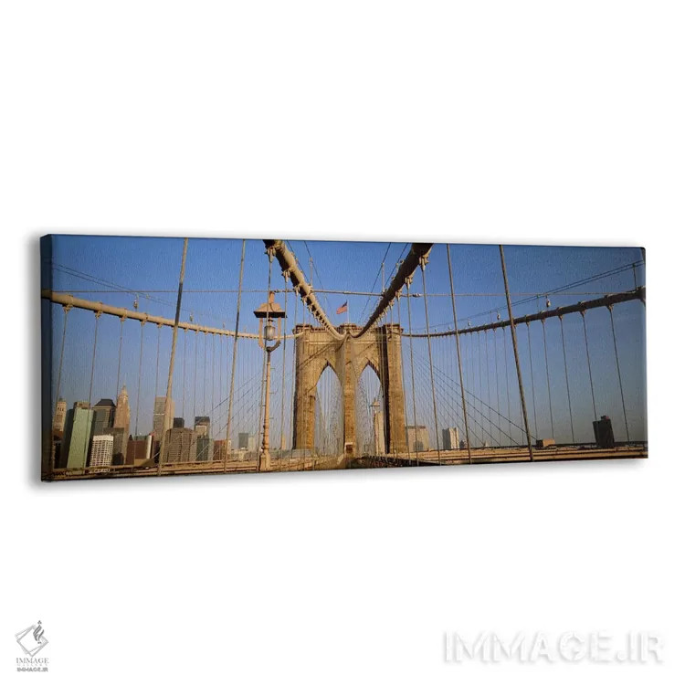 تابلو دکوراتیو New York State, New York City, Brooklyn Bridge at dawn… اثر پانورامیک ایمجز - نمای پرسپکتیو محصول