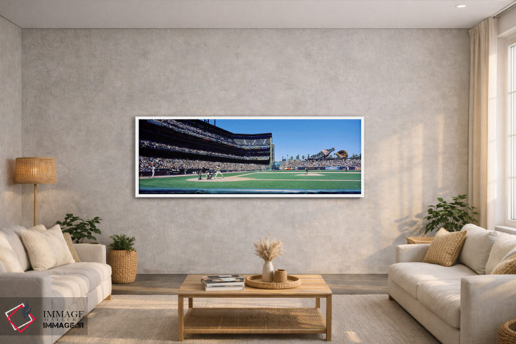 تابلو دکوراتیو California, San Francisco, SBC Ballpark, Spectator watc… اثر پانورامیک ایمجز - D2W