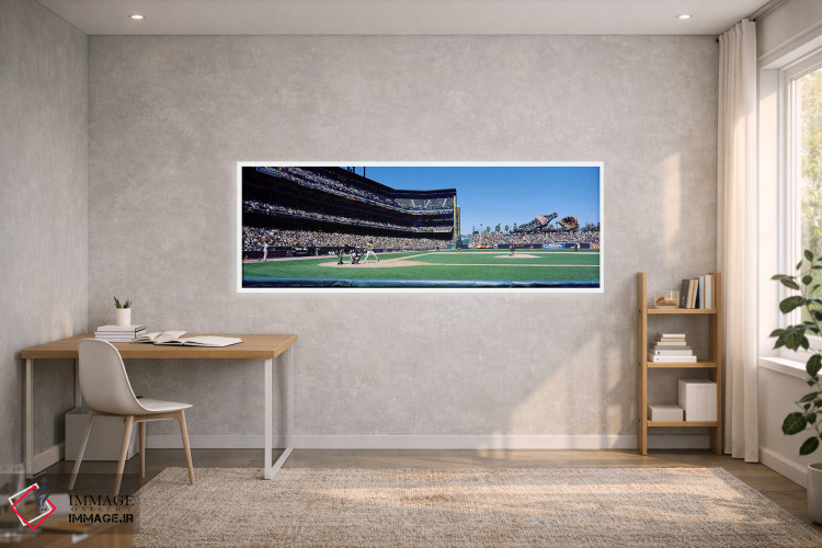 تابلو دکوراتیو California, San Francisco, SBC Ballpark, Spectator watc… اثر پانورامیک ایمجز - D1W