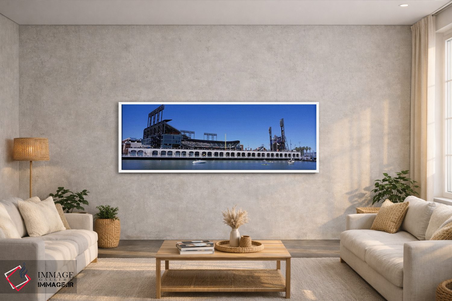تابلو دکوراتیو California, San Francisco, SBC Ballpark, Stadium near t… اثر پانورامیک ایمجز - D2W