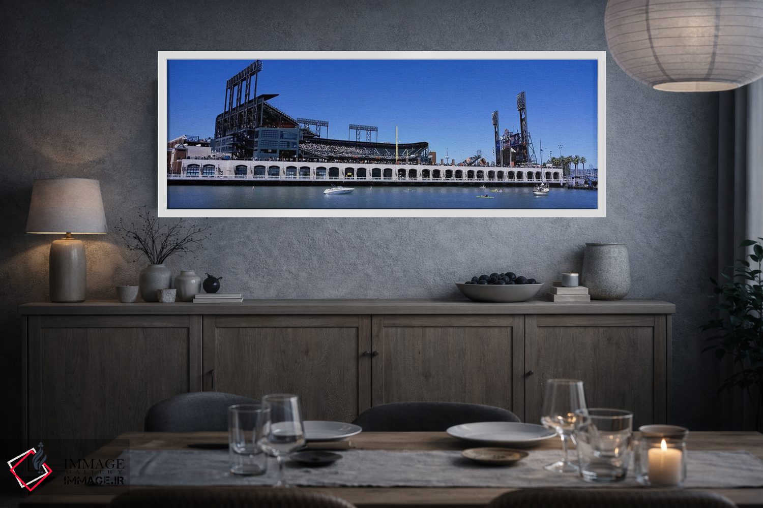 تابلو دکوراتیو California, San Francisco, SBC Ballpark, Stadium near t… اثر پانورامیک ایمجز - D3W