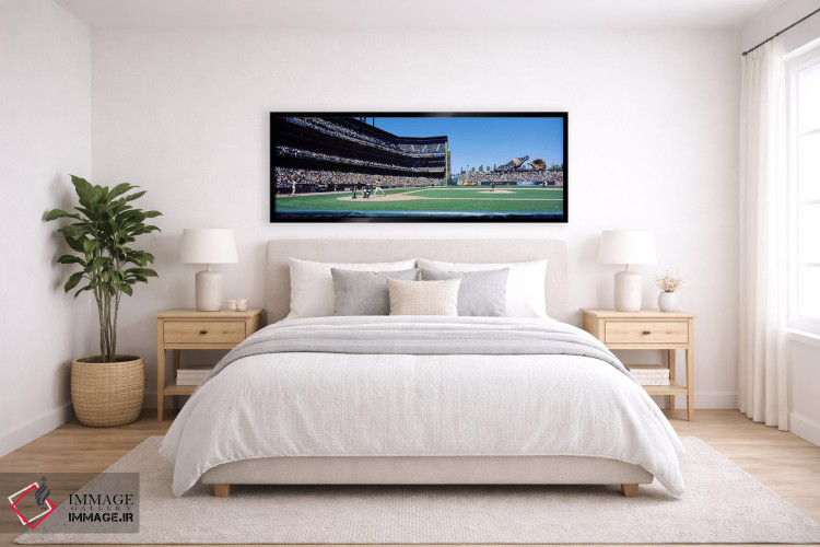 تابلو دکوراتیو California, San Francisco, SBC Ballpark, Spectator watc… اثر پانورامیک ایمجز - D6B