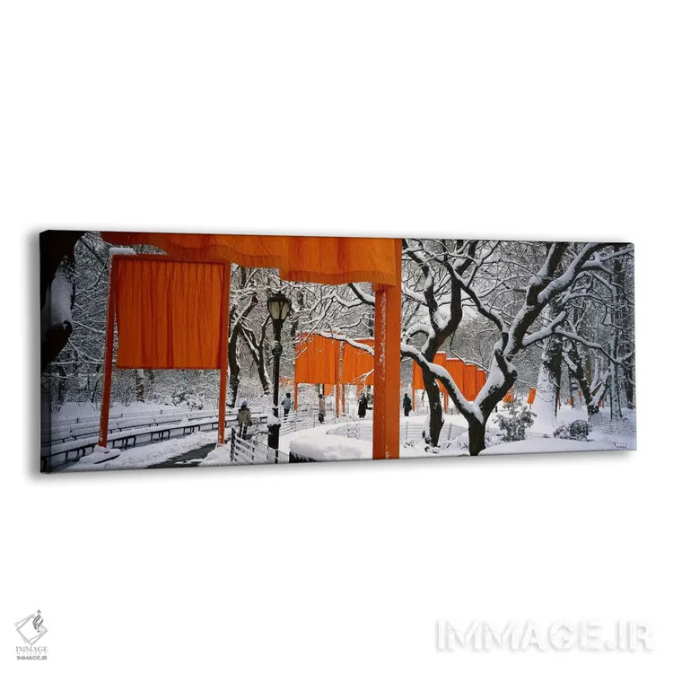 تابلو دکوراتیو New York City, Central Park, People walking in the The… اثر پانورامیک ایمجز - نمای پرسپکتیو محصول