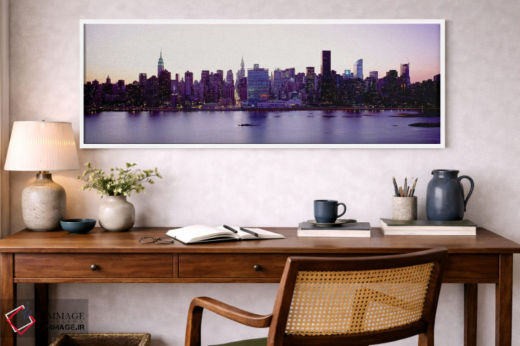 تابلو دکوراتیو New York City, Skyscrapers in a city,ایالات متحده آمریک… اثر پانورامیک ایمجز - D1W