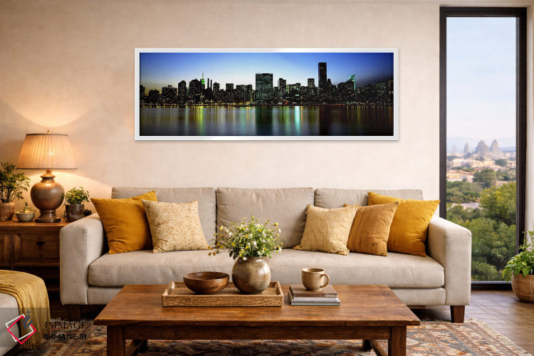 تابلو دکوراتیو NYC, New York City, New York State, USA,آسمان خراش ها د… اثر پانورامیک ایمجز - D5W