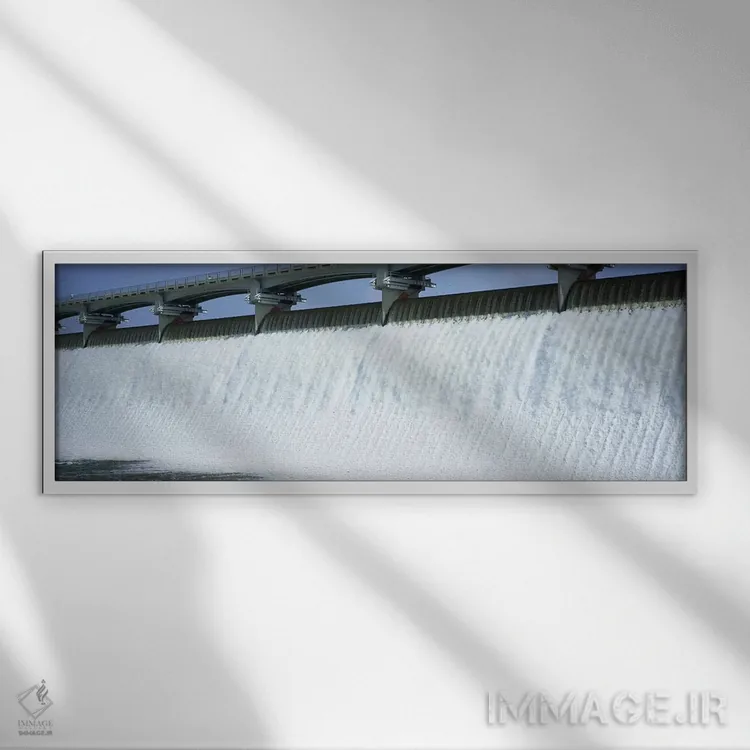 تابلو دکوراتیو Ohio, Columbus, Big Walnut Creek, Low angle view of a D… اثر پانورامیک ایمجز - نمای قابدار سفید