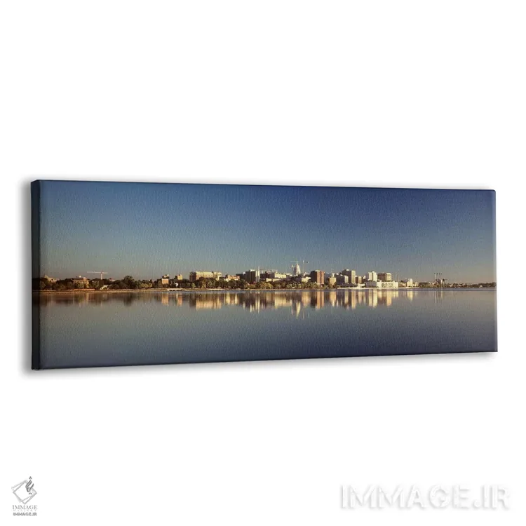تابلو دکوراتیو Wisconsin, Madison, Lake Monona, City on a waterfront,و… اثر پانورامیک ایمجز - نمای پرسپکتیو محصول