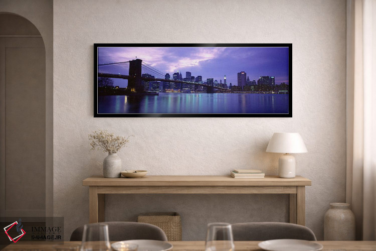 تابلو دکوراتیو Brooklyn Bridge, NYC, New York City, New York State, US… اثر پانورامیک ایمجز - D2B