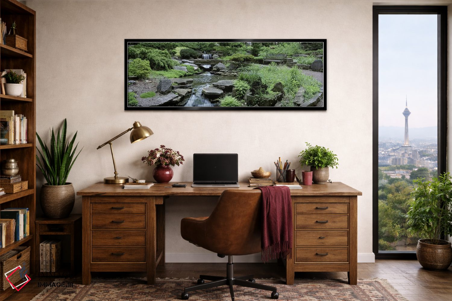 تابلو دکوراتیو Inniswood Metro Gardens, Columbus, Ohio, USA,رودخانه ای… اثر پانورامیک ایمجز - D2B