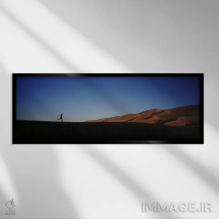 تابلو دکوراتیو Colorado, Great Sand Dunes National Monument, Runner jo… اثر پانورامیک ایمجز - نمای قابدار مشکی