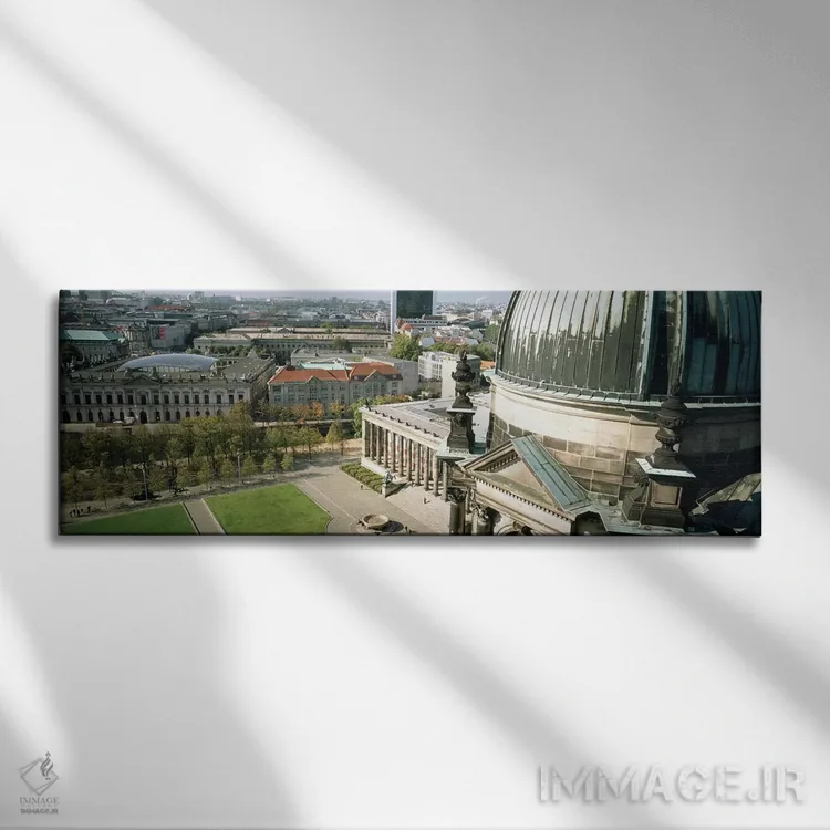 تابلو دکوراتیو Berlin Dome, Altes Museum, Berlin, Germany,نمای بالا از… اثر پانورامیک ایمجز - نمای روبهرو روی دیوار