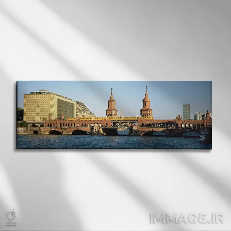تابلو دکوراتیو Berlin, Germany,پل اوبرباوم، برلین، آلمان اثر پانورامیک ایمجز - نمای روبهرو روی دیوار
