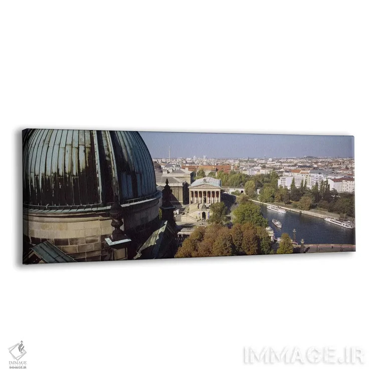 تابلو دکوراتیو Berlin, Germany,نمای بالا از گالری ملی قدیمی ، برلین، آ… اثر پانورامیک ایمجز - نمای پرسپکتیو محصول
