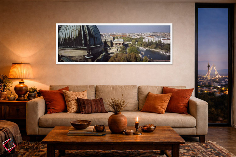 تابلو دکوراتیو Berlin, Germany,نمای بالا از گالری ملی قدیمی ، برلین، آ… اثر پانورامیک ایمجز - D4W