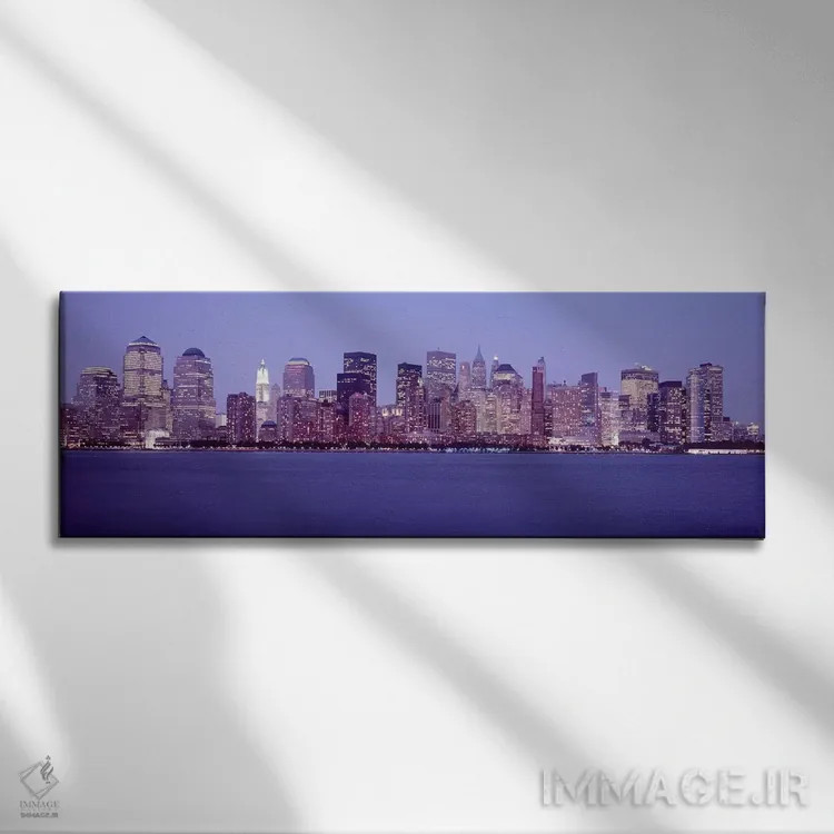 تابلو دکوراتیو Manhattan, New York City, New York, USA #2,آسمان خراش ه… اثر پانورامیک ایمجز - نمای روبهرو روی دیوار