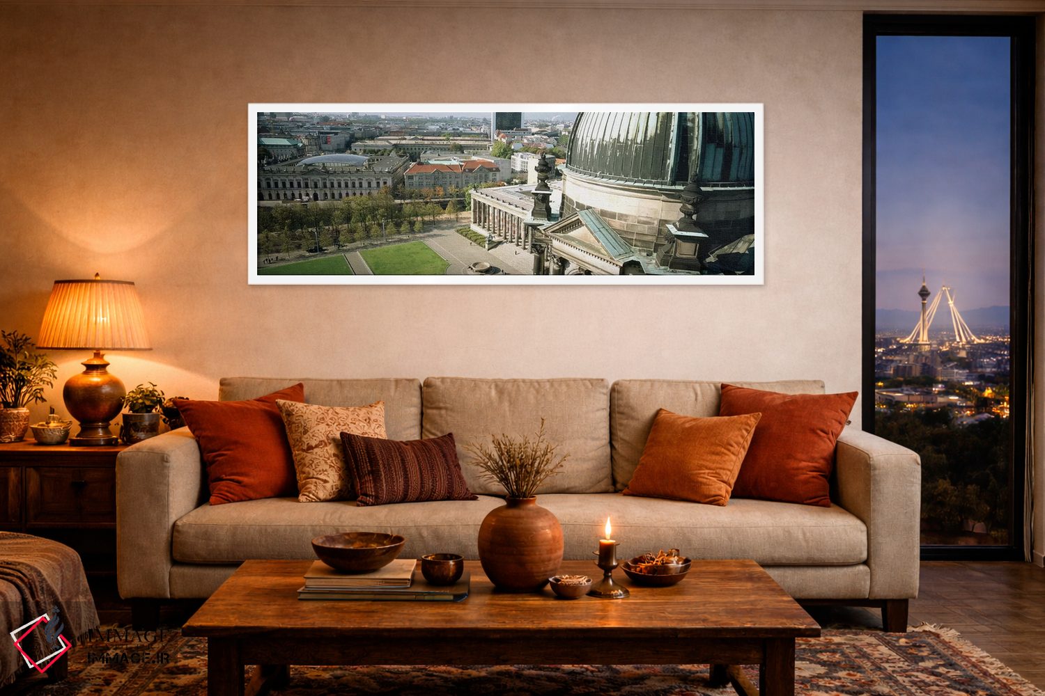 تابلو دکوراتیو Berlin Dome, Altes Museum, Berlin, Germany,نمای بالا از… اثر پانورامیک ایمجز - D4W