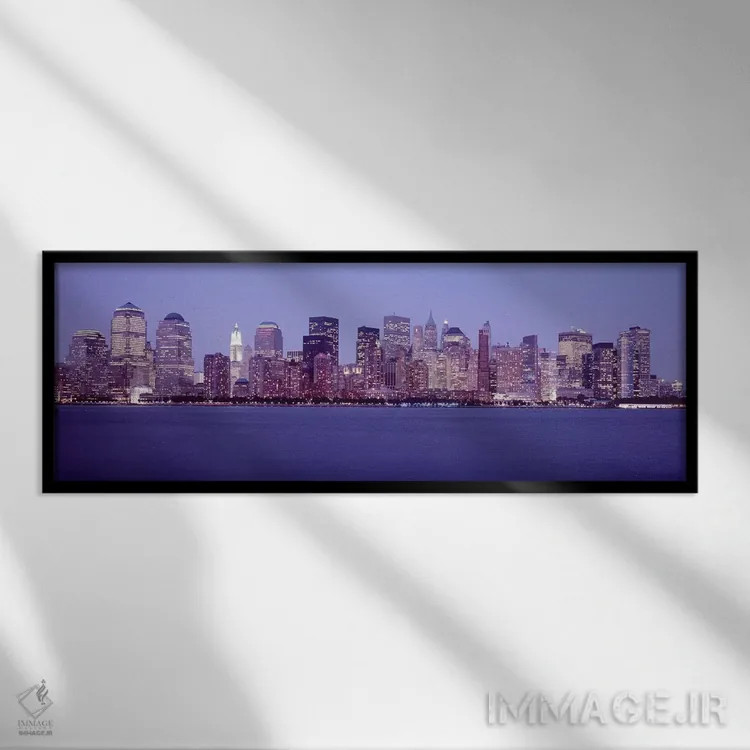 تابلو دکوراتیو Manhattan, New York City, New York, USA #2,آسمان خراش ه… اثر پانورامیک ایمجز - نمای قابدار مشکی