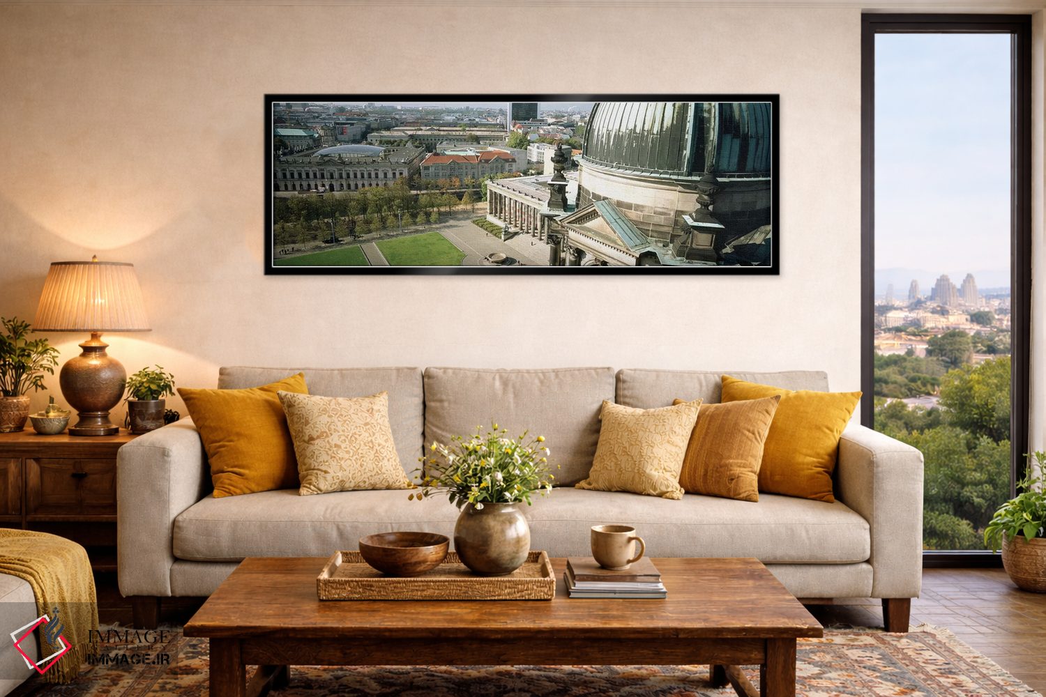 تابلو دکوراتیو Berlin Dome, Altes Museum, Berlin, Germany,نمای بالا از… اثر پانورامیک ایمجز - D6B