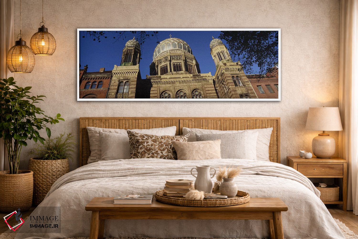 تابلو دکوراتیو Berlin, Germany,نمای پایین از کنیسه یهودیان، برلین، آلم… اثر پانورامیک ایمجز - D5W