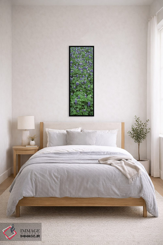 تابلو دکوراتیو Bluebonnets, Austin, Texas, USA,نمای بالا از گیاهان، گل… اثر پانورامیک ایمجز - D5B
