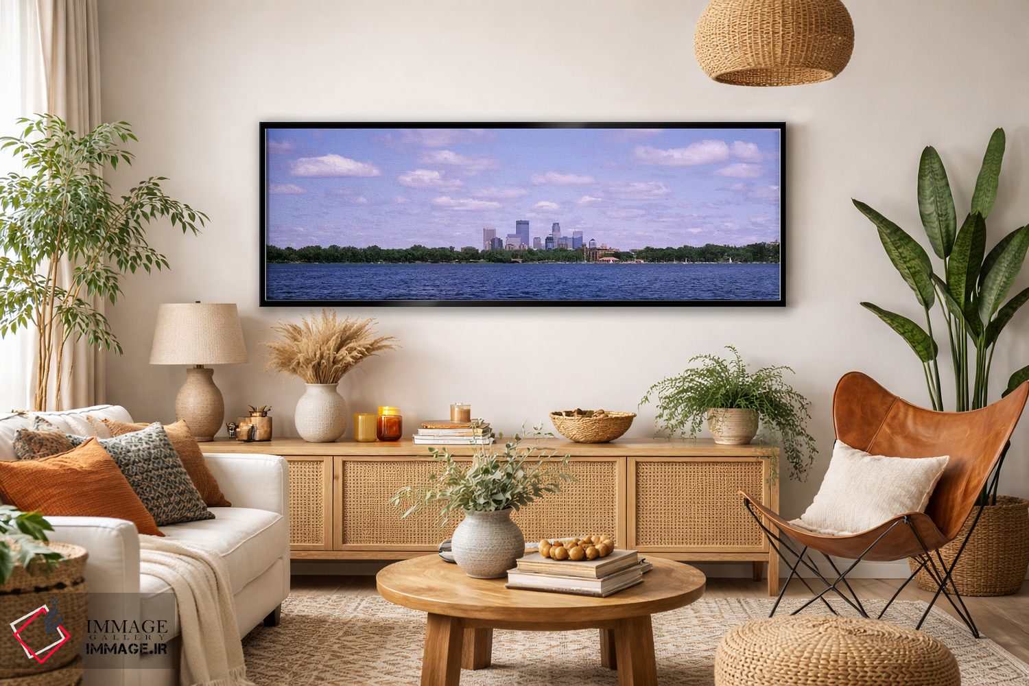 تابلو دکوراتیو Chain Of Lakes Park, Minneapolis, Minnesota, USA,آسمان… اثر پانورامیک ایمجز - D4B
