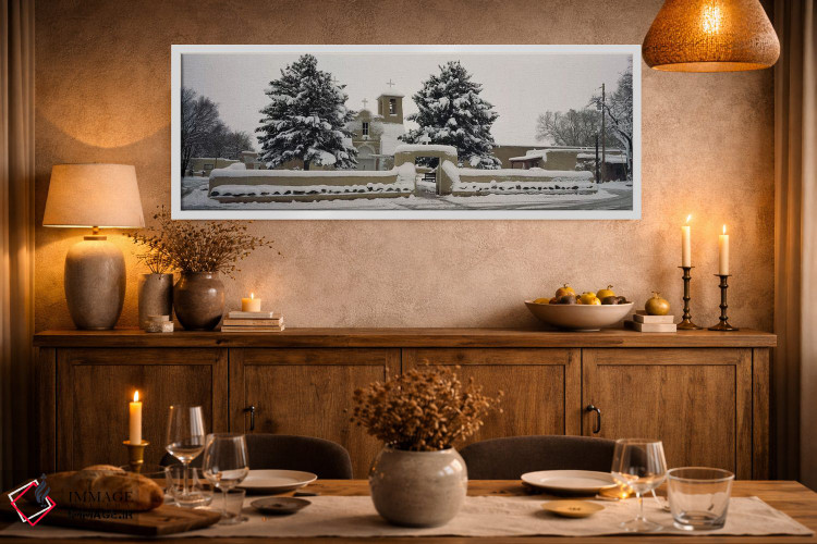 تابلو دکوراتیو San Francisco de Asis Church, Ranchos de Taos, Taos, Ne… اثر پانورامیک ایمجز - D1W