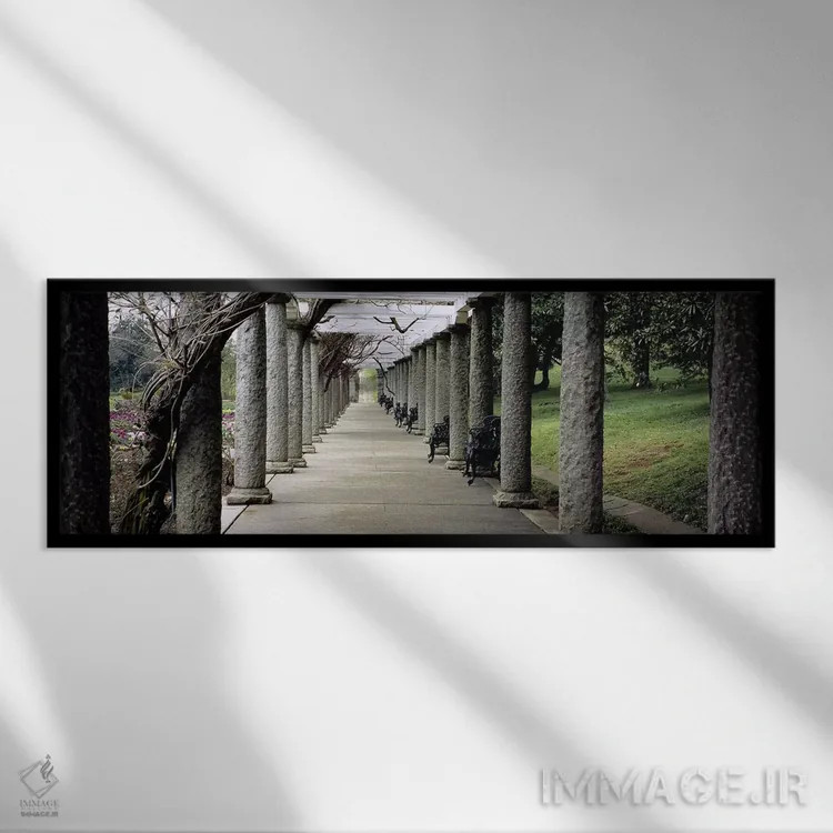تابلو دکوراتیو Italian Garden, Maymont Estate, Richmond, Virginia, USA… اثر پانورامیک ایمجز - نمای قابدار مشکی