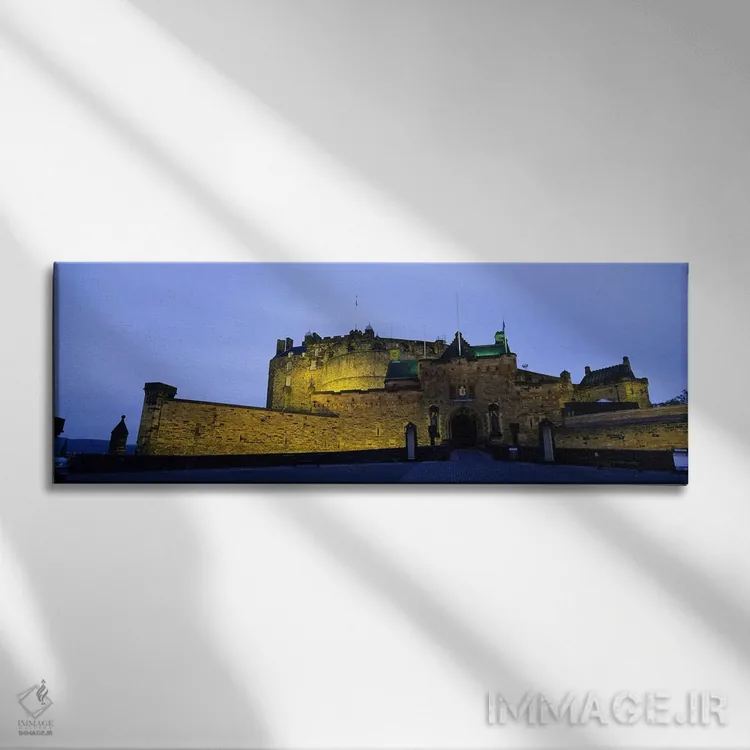 تابلو دکوراتیو Edinburgh, Scotland, United Kingdom,قلعه اباوربورگ نوران… اثر پانورامیک ایمجز - نمای روبهرو روی دیوار