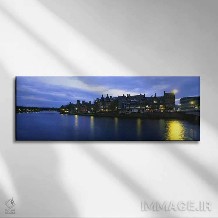 تابلو دکوراتیو Inverness, Highlands, Scotland, United Kingdom,ساختمان… اثر پانورامیک ایمجز - نمای روبهرو روی دیوار