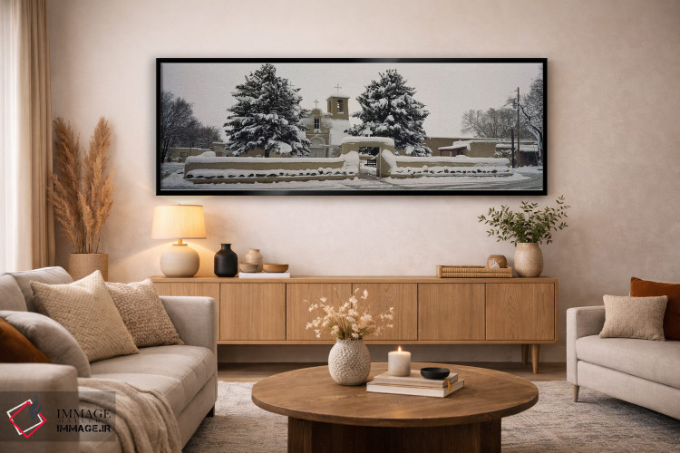 تابلو دکوراتیو San Francisco de Asis Church, Ranchos de Taos, Taos, Ne… اثر پانورامیک ایمجز - D5B