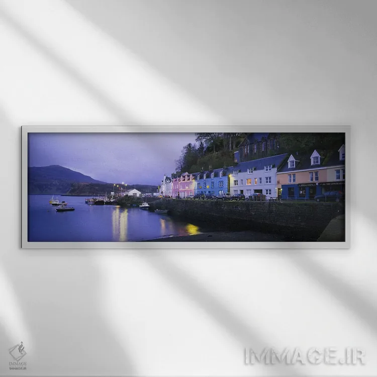 تابلو دکوراتیو Isle Of Skye, Inner Hebrides, Scotland, United Kingdom… اثر پانورامیک ایمجز - نمای قابدار سفید