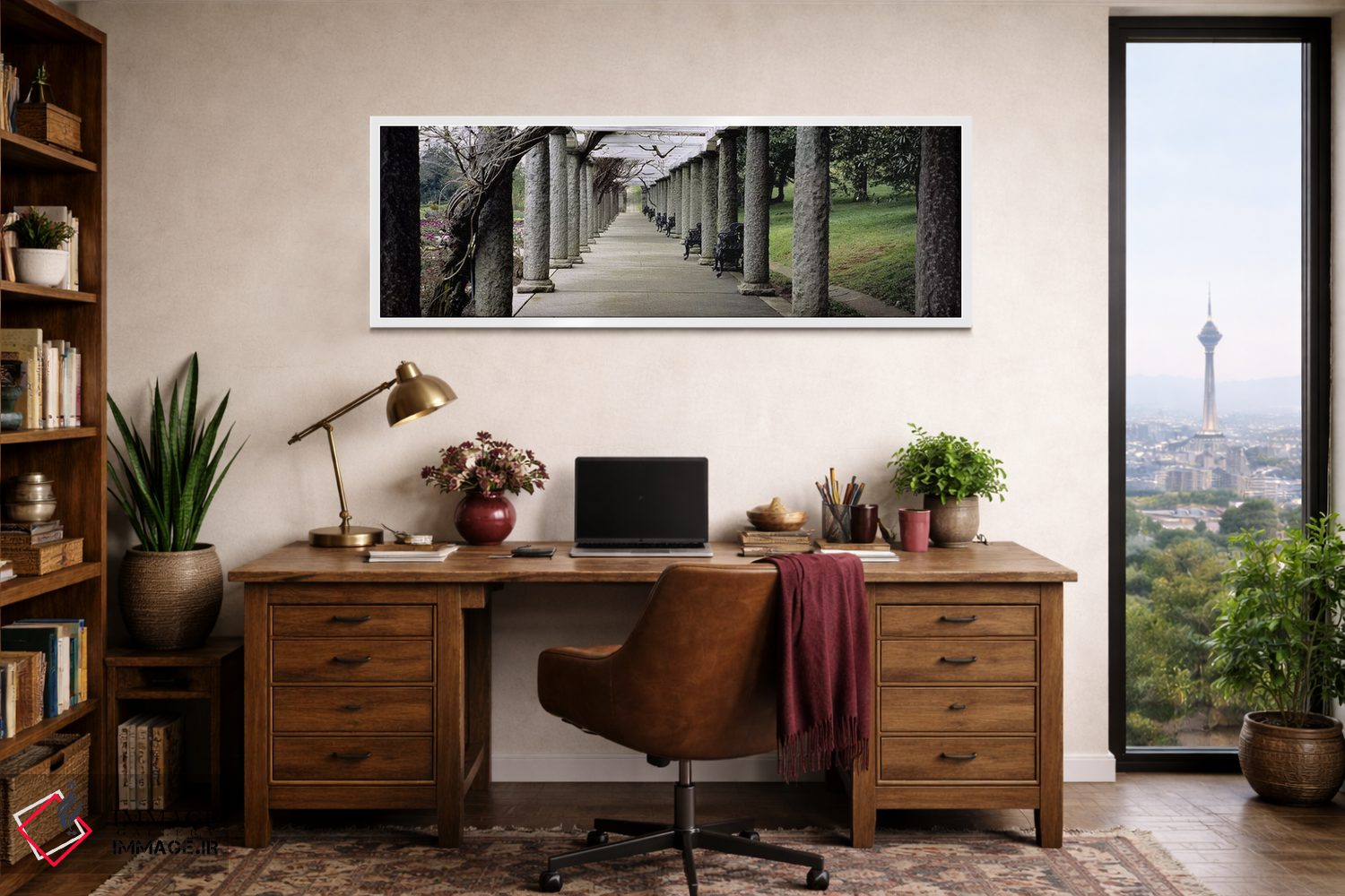 تابلو دکوراتیو Italian Garden, Maymont Estate, Richmond, Virginia, USA… اثر پانورامیک ایمجز - D1W