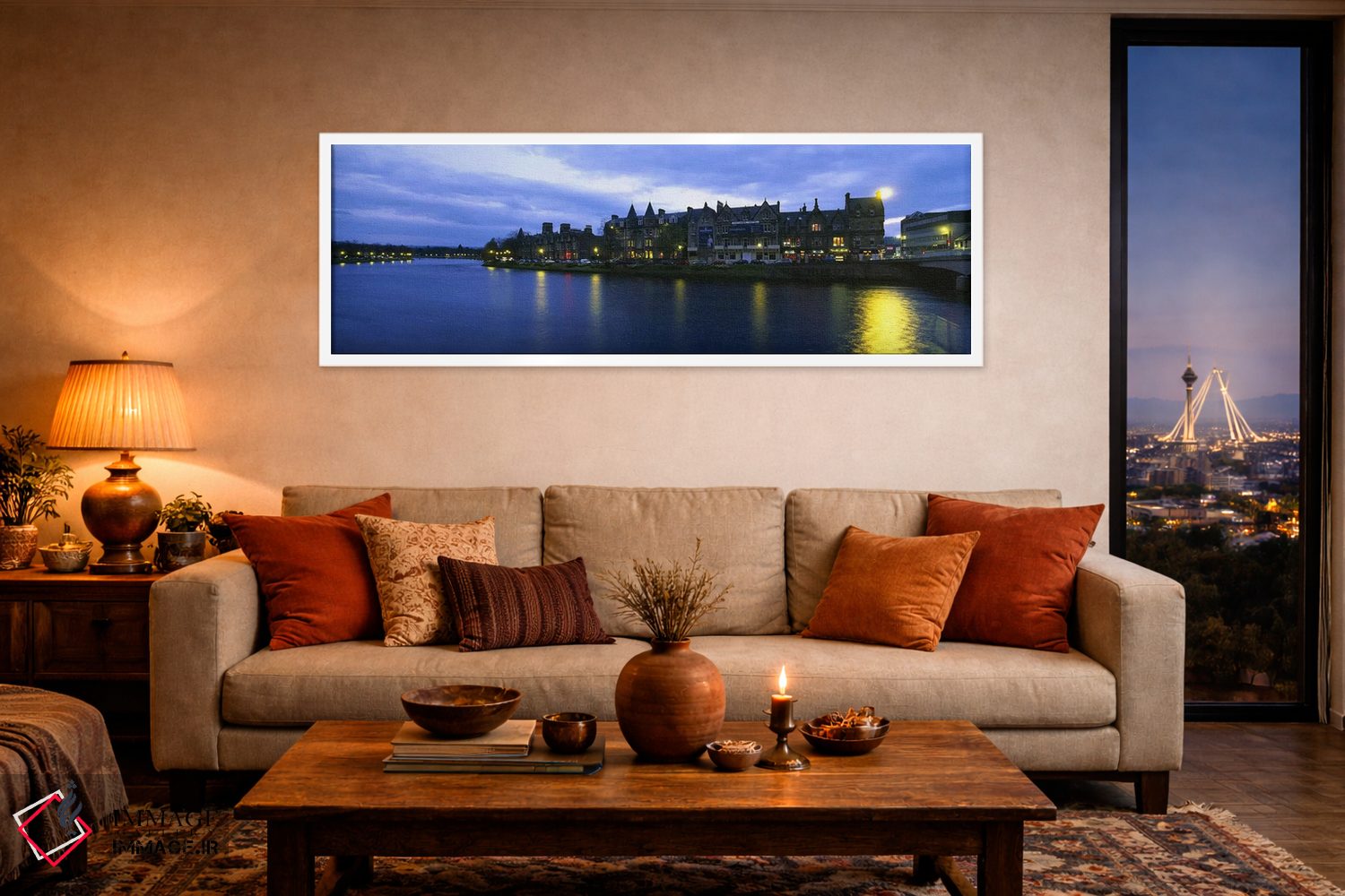 تابلو دکوراتیو Inverness, Highlands, Scotland, United Kingdom,ساختمان… اثر پانورامیک ایمجز - D4W