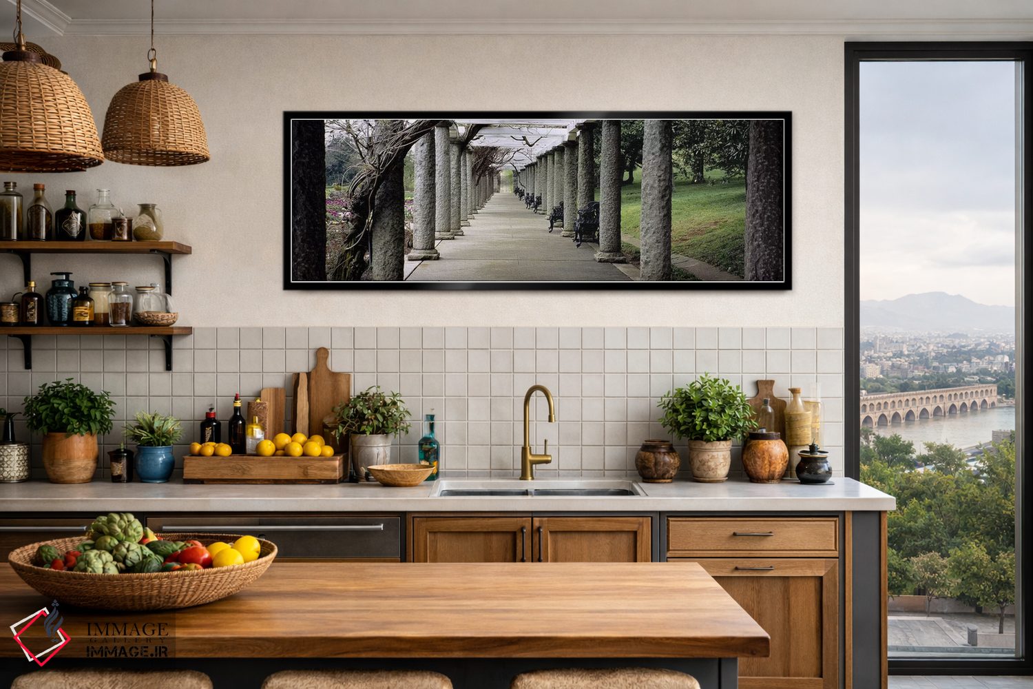 تابلو دکوراتیو Italian Garden, Maymont Estate, Richmond, Virginia, USA… اثر پانورامیک ایمجز - D4B